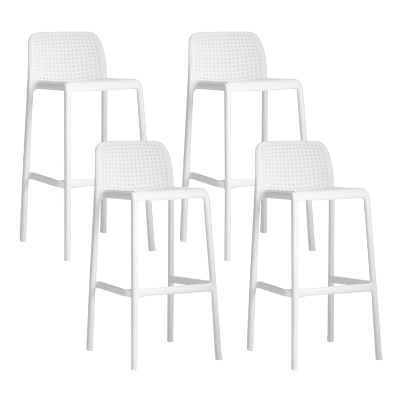 Moderne Style-Hop-Hop-Plastik-Theke-Barhocker mit Plastikbeinen für das Restaurant