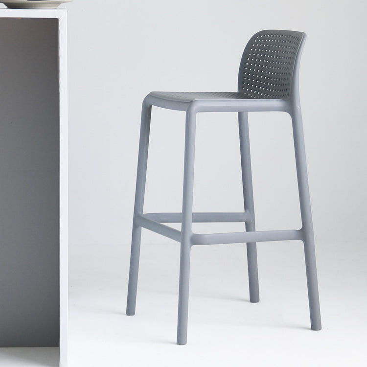 Moderne Style-Hop-Hop-Plastik-Theke-Barhocker mit Plastikbeinen für das Restaurant