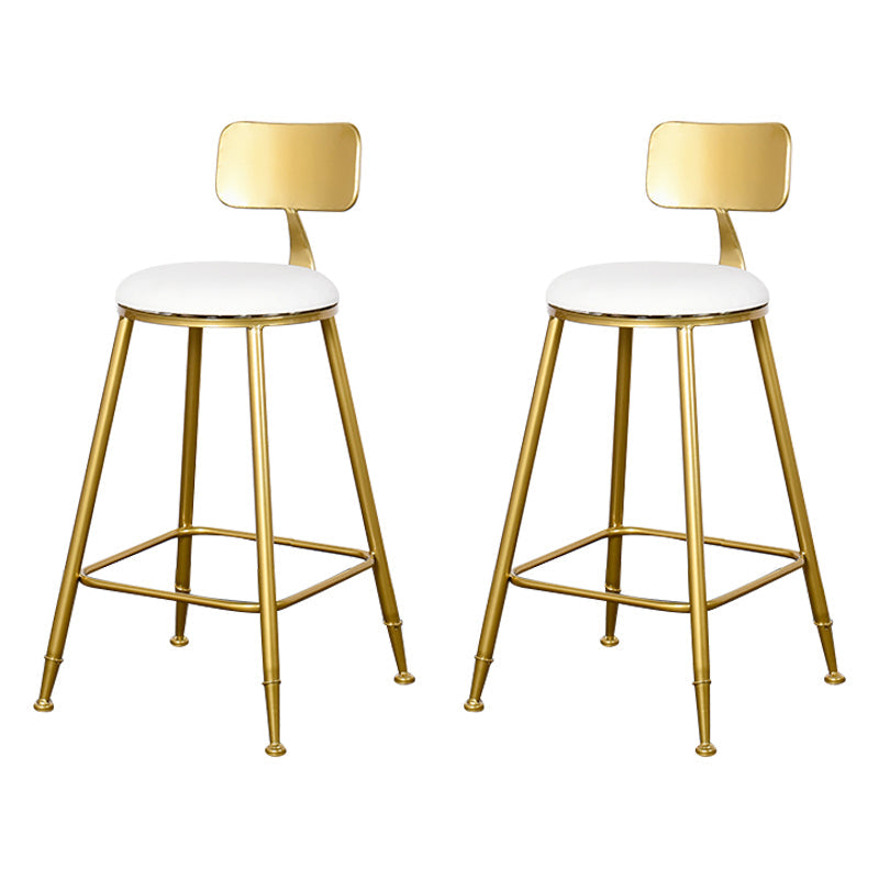 Sgabello da bar con bancone senza bracciolo glam sgabello da cucina in ferro con pedale e cuscino