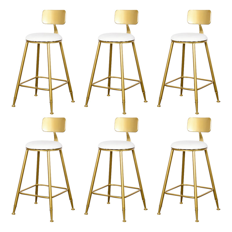 Sgabello da bar con bancone senza bracciolo glam sgabello da cucina in ferro con pedale e cuscino