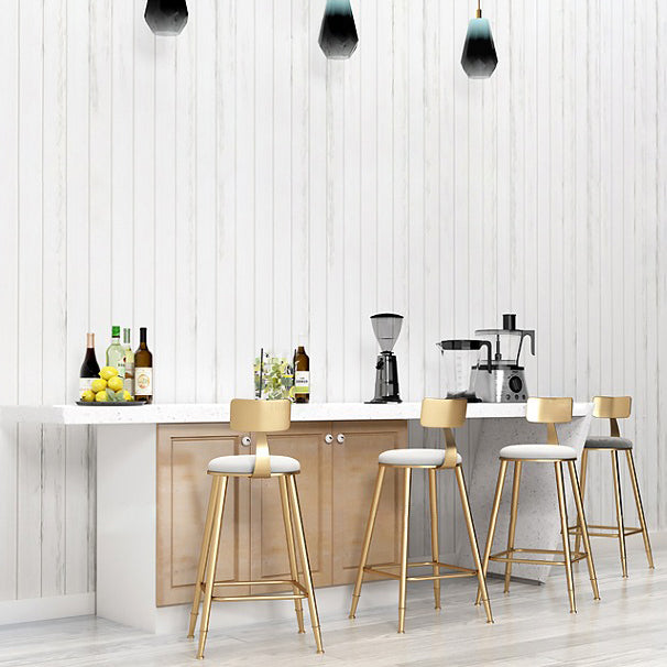 Sgabello da bar con bancone senza bracciolo glam sgabello da cucina in ferro con pedale e cuscino