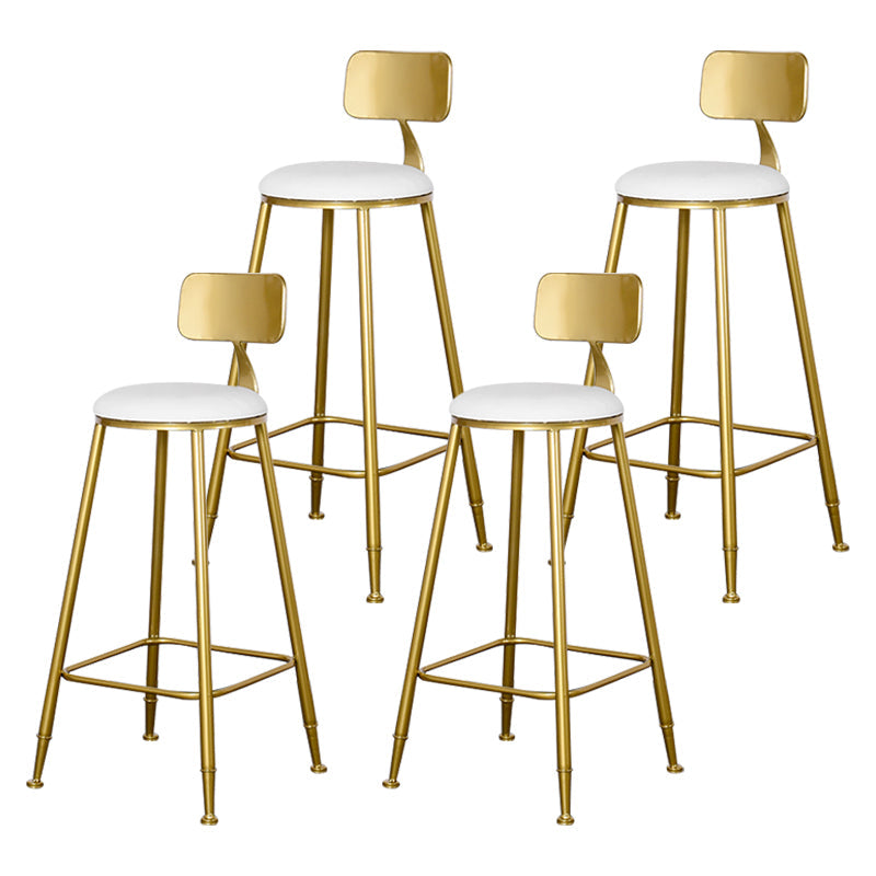 Sgabello da bar con bancone senza bracciolo glam sgabello da cucina in ferro con pedale e cuscino