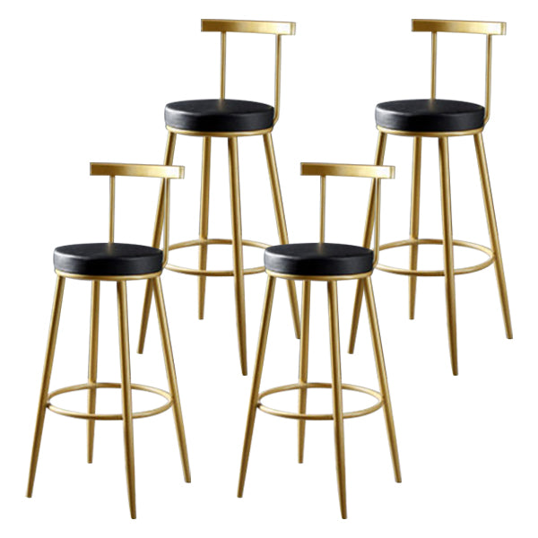 Sgabello da bar con bancone senza bracciolo glam sgabello da cucina in ferro con pedale e cuscino