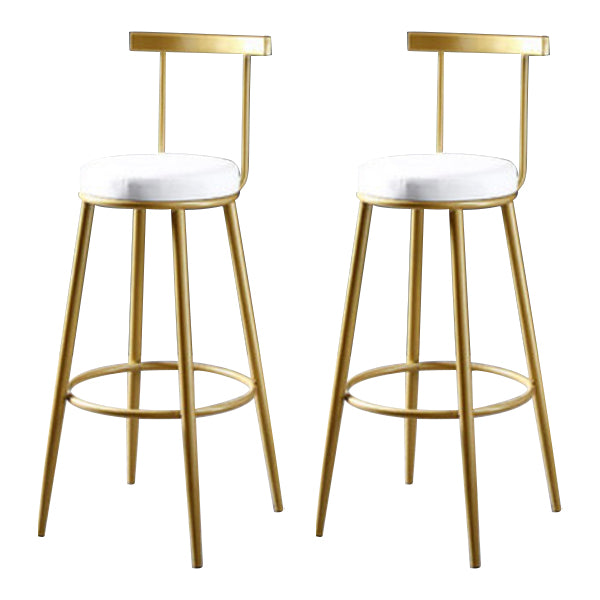 Sgabello da bar con bancone senza bracciolo glam sgabello da cucina in ferro con pedale e cuscino