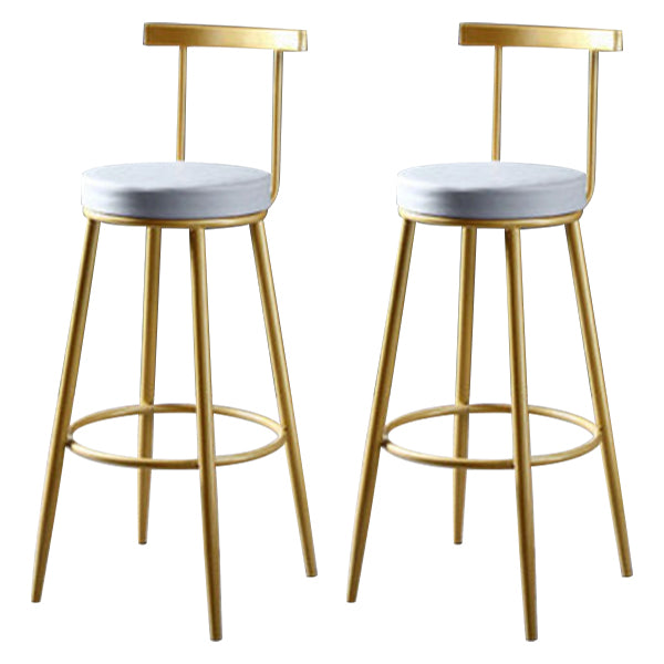 Sgabello da bar con bancone senza bracciolo glam sgabello da cucina in ferro con pedale e cuscino