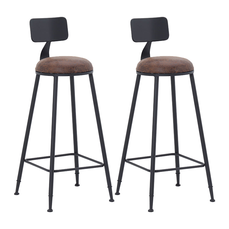 Modern Coffee Shop Bar Table Set 1/2/5/9 Pieces Rectangle Wood Pub Dining Set Wood 30"H Stools (Set of 2) Clearhalo 'Bar Furniture' 'furn' 'furn_home_bar_bar_sets' 'Furniture' 'Home Bars & Bar Sets' 'home_bar_bar_sets' 'Kitchen & Dining Furniture' 5433489