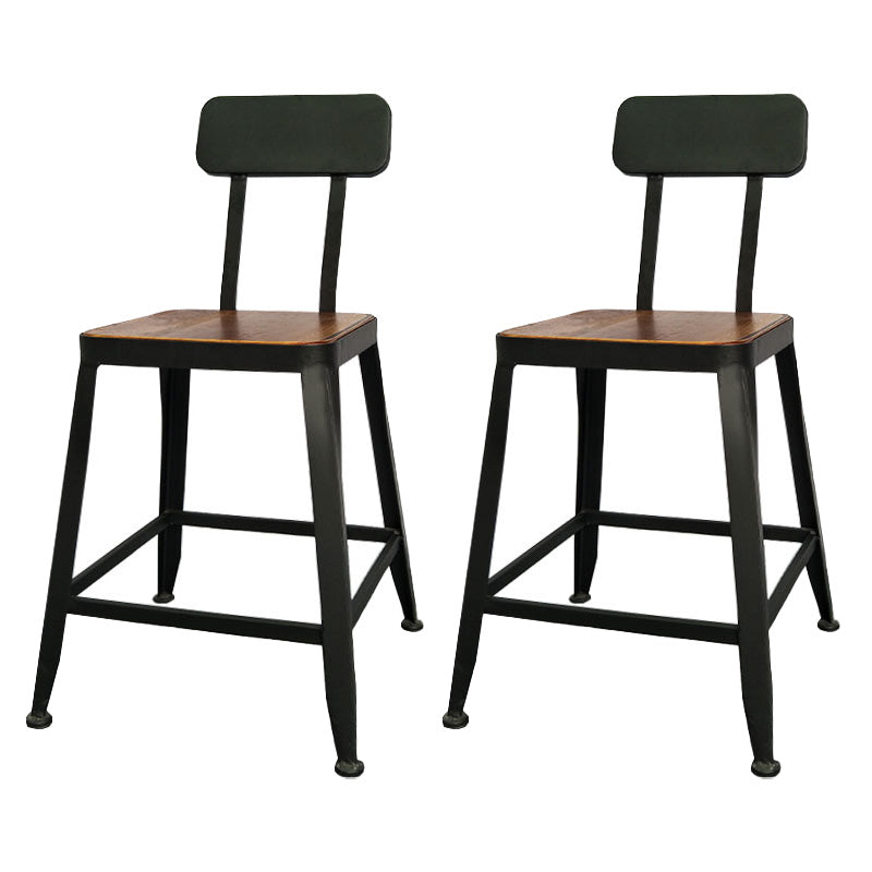 Tavolo da bar in legno massiccio industriale set 1/2/3 pezzi Tavolino con sgabelli alti