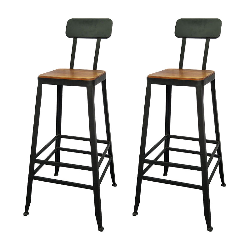 Tavolo da bar in legno massiccio industriale set 1/2/3 pezzi Tavolino con sgabelli alti