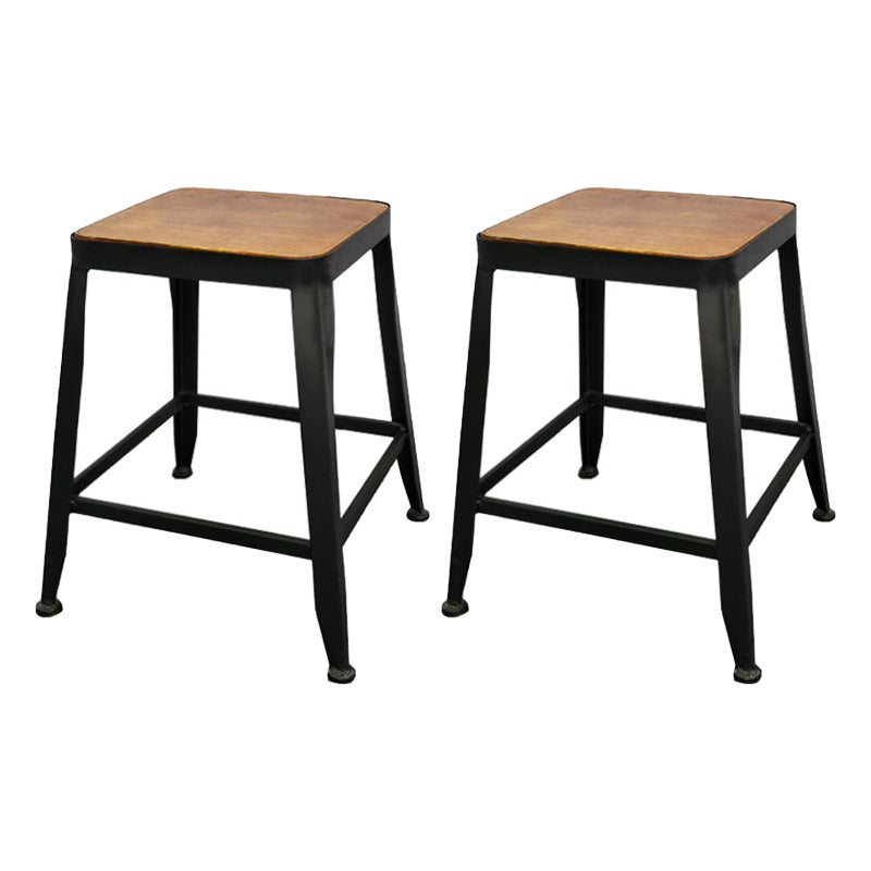 Tavolo da bar in legno massiccio industriale set 1/2/3 pezzi Tavolino con sgabelli alti