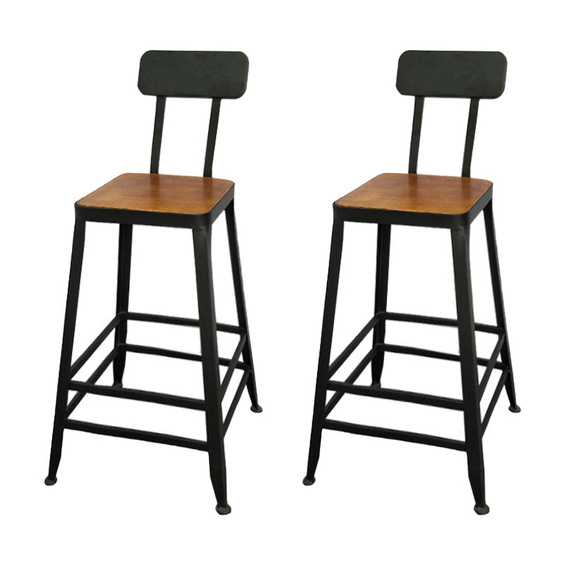 Tavolo da bar in legno massiccio industriale set 1/2/3 pezzi Tavolino con sgabelli alti