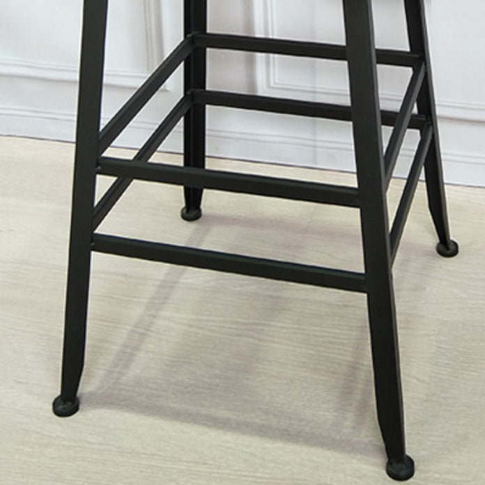 Tavolo da bar in legno massiccio industriale set 1/2/3 pezzi Tavolino con sgabelli alti