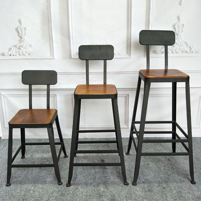 Tavolo da bar in legno massiccio industriale set 1/2/3 pezzi Tavolino con sgabelli alti