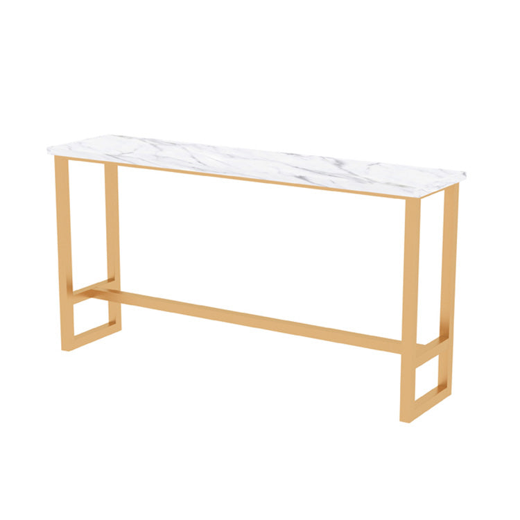 1/2/5 pezzi tavolo da barra di ferro moderno set rettangolo in legno ingegnerizzato set con poggiapiedi