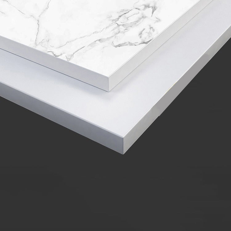 1/2/5 pezzi tavolo da barra di ferro moderno set rettangolo in legno ingegnerizzato set con poggiapiedi