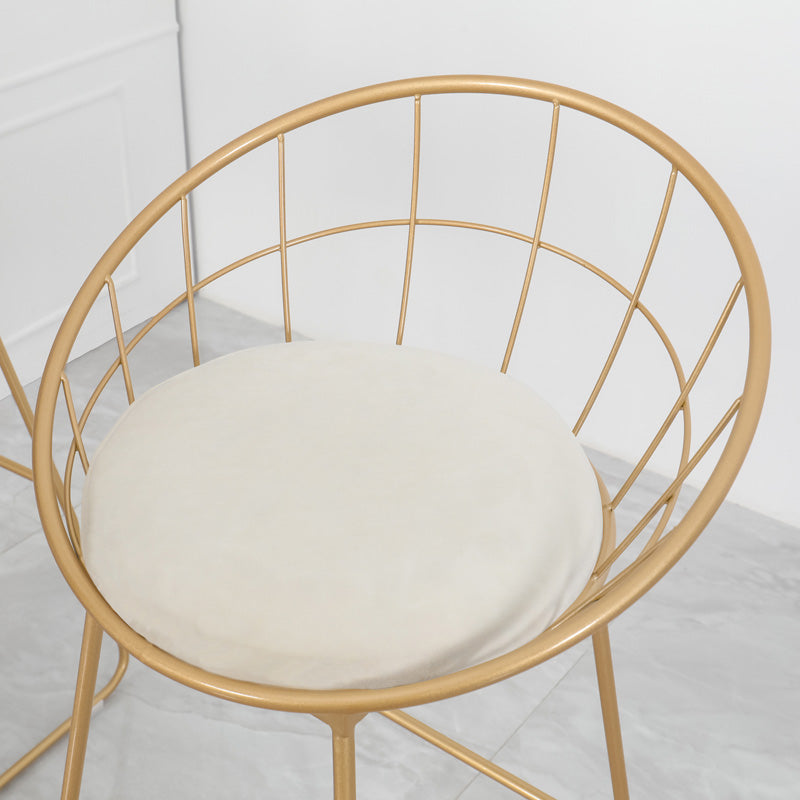 1/2/3/5 pièces Glam Glam Iron Bar Table Set Recangle Bistro Set avec un faux marbre blanc