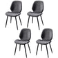 Set da pranzo moderno grigio Set tavolo da pranzo rettangolare da 1/4/7 pezzi con piano in pietra