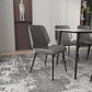 Set da pranzo moderno grigio Set tavolo da pranzo rettangolare da 1/4/7 pezzi con piano in pietra
