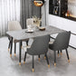 Moderne rechthoek dinerset 1/2/5/7 stuks restaurant eettafel met stoelen