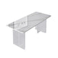 Modern 1/2/5 Pieces Dining Set Rectangle Stone Dining Table for Dining Room Kitchen White 71"L x 31"W Clearhalo 'Dining Room Sets' 'Dining Tables & Seating' 'dining_room_set' 'furn' 'furn_dining_room_set' 'Furniture' 'Kitchen & Dining Furniture' 5433763