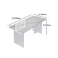 Modern 1/2/5 Pieces Dining Set Rectangle Stone Dining Table for Dining Room Kitchen Clearhalo 'Dining Room Sets' 'Dining Tables & Seating' 'dining_room_set' 'furn' 'furn_dining_room_set' 'Furniture' 'Kitchen & Dining Furniture' 5433766