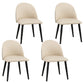 Designer Style Acrylic Dining Set 1/4/5 Pieces Home Table Dining Room Set 4 White Chairs Clearhalo 'Dining Room Sets' 'Dining Tables & Seating' 'dining_room_set' 'furn' 'furn_dining_room_set' 'Furniture' 'Kitchen & Dining Furniture' 5433776