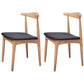 Ensemble de table à manger industrielle à double piédestal, ensemble de dinette en bois massif 1/2/7 pièces