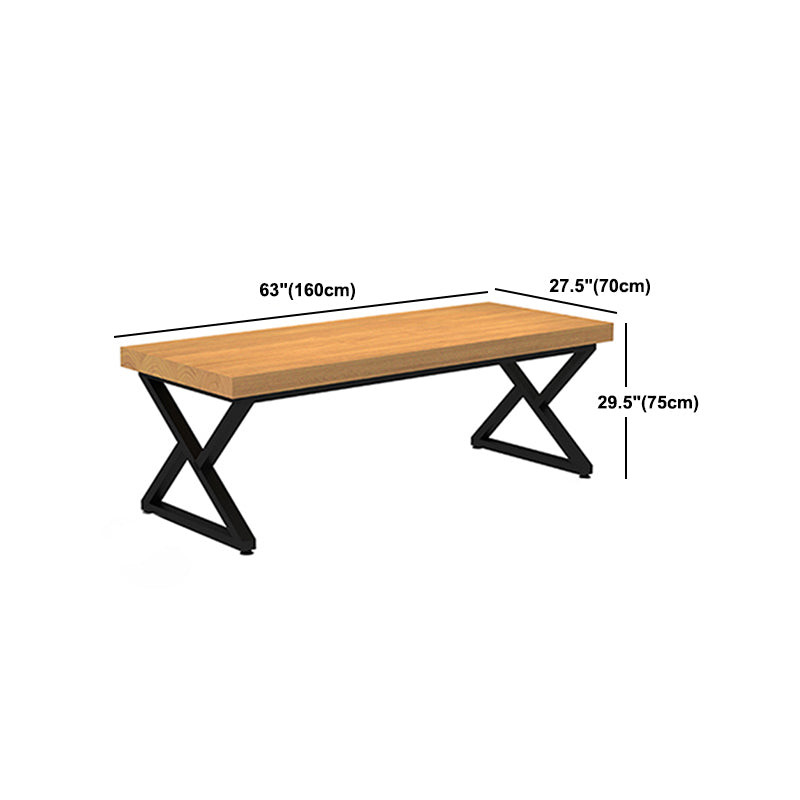 Ensemble de table à manger industrielle à double piédestal, ensemble de dinette en bois massif 1/2/7 pièces