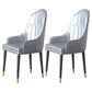 Glam Dining Table Set 1/2/5/6/7 Pieces Sintered Stone Dining Set 2 Grey Chairs Clearhalo 'Dining Room Sets' 'Dining Tables & Seating' 'dining_room_set' 'furn' 'furn_dining_room_set' 'Furniture' 'Kitchen & Dining Furniture' 5433840