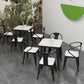 Black and White Dinette Set 1/2/3/5 Pieces Modern Stone Dining Table Set Clearhalo 'Dining Room Sets' 'Dining Tables & Seating' 'dining_room_set' 'furn' 'furn_dining_room_set' 'Furniture' 'Kitchen & Dining Furniture' 5433888