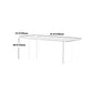 Designer Home Table and Chairs 1/4/5 Pieces Acrylic Dining Room Set Clearhalo 'Dining Room Sets' 'Dining Tables & Seating' 'dining_room_set' 'furn' 'furn_dining_room_set' 'Furniture' 'Kitchen & Dining Furniture' 5433955