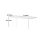 Designer Home Table and Chairs 1/4/5 Pieces Acrylic Dining Room Set Clearhalo 'Dining Room Sets' 'Dining Tables & Seating' 'dining_room_set' 'furn' 'furn_dining_room_set' 'Furniture' 'Kitchen & Dining Furniture' 5433957