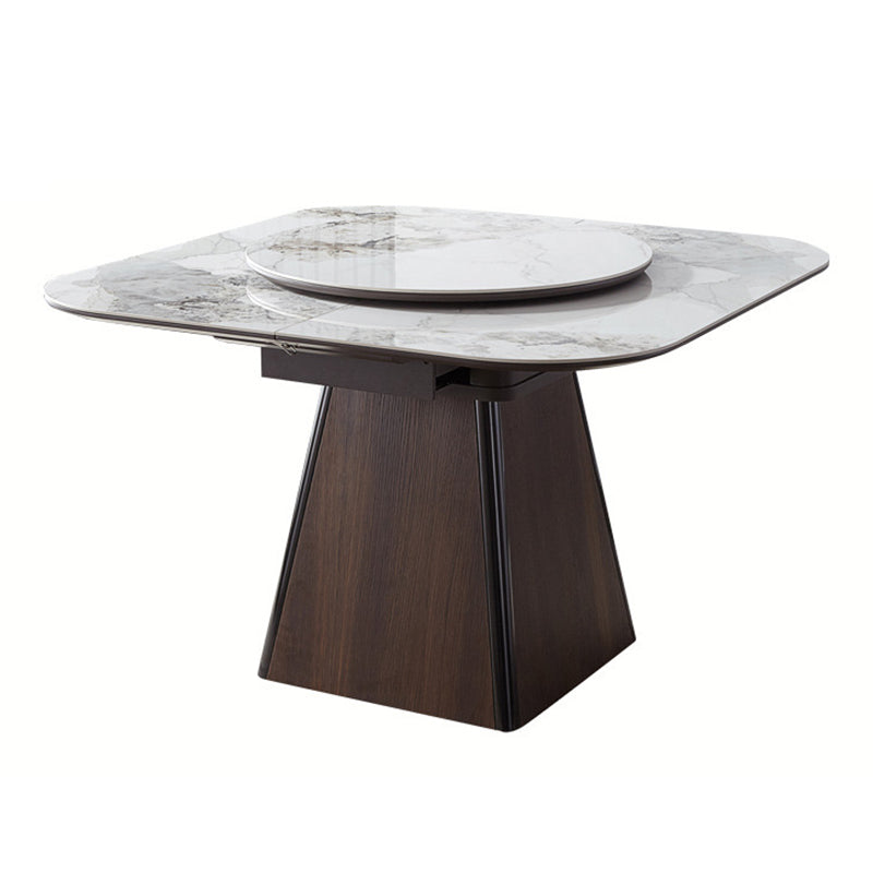 Ensemble de table carré de table de pierre fritté contemporaine 1/2/5/7/9 Pièces