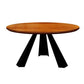 Table à manger ronde en bois massif, Style Simple, pour la cuisine de la maison