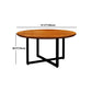 Table à manger ronde en bois massif, Style Simple, pour la cuisine de la maison