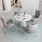 Traditional Luxury Dining Table White Sintered Stone Table for Home