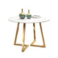 Traditional Luxury Dining Table White Marble Round Dining Table for Home