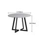 Traditional Luxury Dining Table White Marble Round Dining Table for Home
