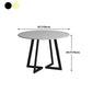 Traditional Luxury Dining Table White Marble Round Dining Table for Home