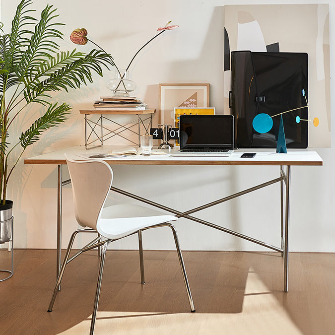 Tavolo da pranzo rettangolare tavolo da cucina in legno industriale con base Seld