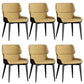 Contemporary Leather Side Chair Wingback Side Chair for Dining Room Coffee 6 Piece Set Clearhalo 'Dining Chairs' 'Dining Tables & Seating' 'dining_chair' 'furn' 'furn_dining_chair' 'Furniture' 'Kitchen & Dining Furniture' 5434496