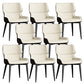 Contemporary Leather Side Chair Wingback Side Chair for Dining Room Off-White 8 Piece Set Clearhalo 'Dining Chairs' 'Dining Tables & Seating' 'dining_chair' 'furn' 'furn_dining_chair' 'Furniture' 'Kitchen & Dining Furniture' 5434513