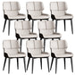 Contemporary Leather Side Chair Wingback Side Chair for Dining Room Beige Coffee 8 Piece Set Clearhalo 'Dining Chairs' 'Dining Tables & Seating' 'dining_chair' 'furn' 'furn_dining_chair' 'Furniture' 'Kitchen & Dining Furniture' 5434517