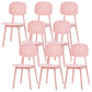 Modern Plastic Side Chair Open Back Dining Side Chair for Dining Room