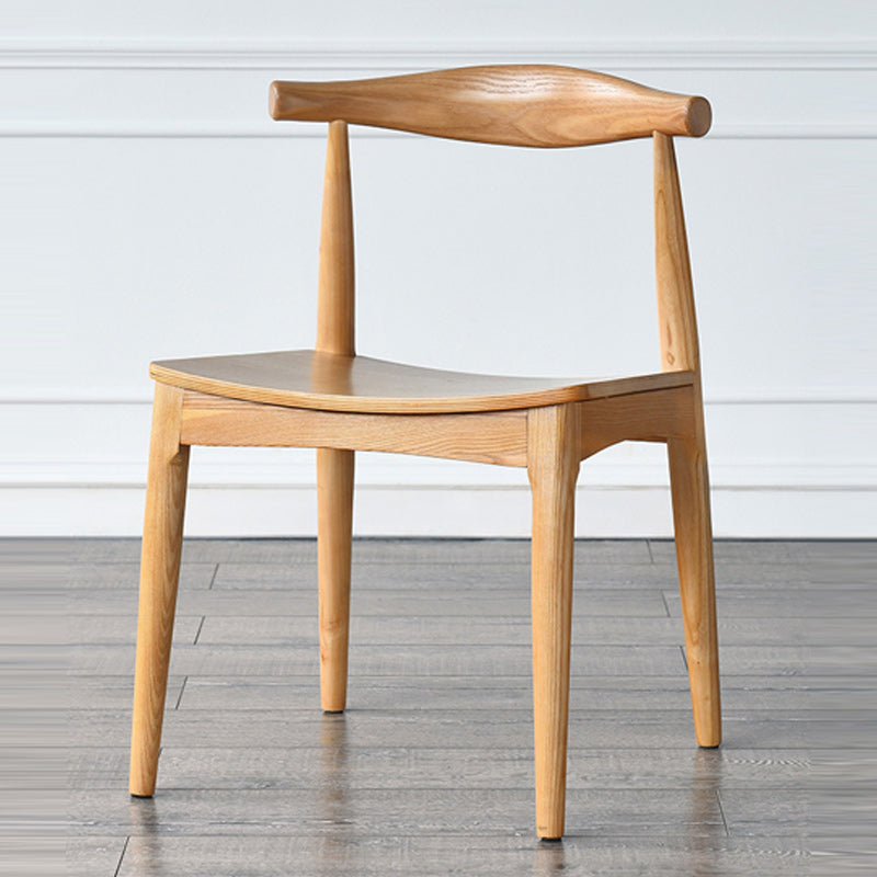 Solid Wood Open Back Side Chair Industrial Dining Side Chair Clearhalo 'Dining Chairs' 'Dining Tables & Seating' 'dining_chair' 'furn' 'furn_dining_chair' 'Furniture' 'Kitchen & Dining Furniture' 5434854