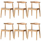 Solid Wood Open Back Side Chair Industrial Dining Side Chair Wood 6 Piece Set Clearhalo 'Dining Chairs' 'Dining Tables & Seating' 'dining_chair' 'furn' 'furn_dining_chair' 'Furniture' 'Kitchen & Dining Furniture' 5434875