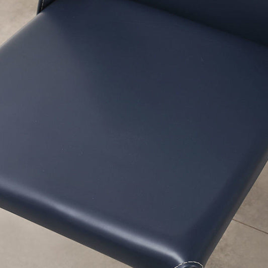 Chaise latéral rembourrée chaise à manger sans bras pour salle à manger