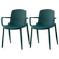 Modern Plastic Chair Parsons Chair in Matte Finish for Kitchen Blue 2 Piece Set Clearhalo 'Dining Chairs' 'Dining Tables & Seating' 'dining_chair' 'furn' 'furn_dining_chair' 'Furniture' 'Kitchen & Dining Furniture' 5434995