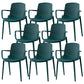 Modern Plastic Chair Parsons Chair in Matte Finish for Kitchen Blue 8 Piece Set Clearhalo 'Dining Chairs' 'Dining Tables & Seating' 'dining_chair' 'furn' 'furn_dining_chair' 'Furniture' 'Kitchen & Dining Furniture' 5434998