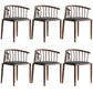 Windsor Back Metal Arm Chair Contemporary Kitchen Dining Chair