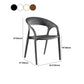 Moderne buitenetstoel open rug plastic eetgelegenheid fauteuil